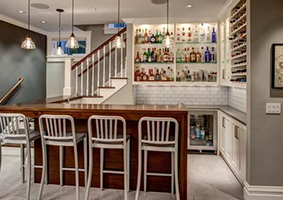 modart basement wet-bar